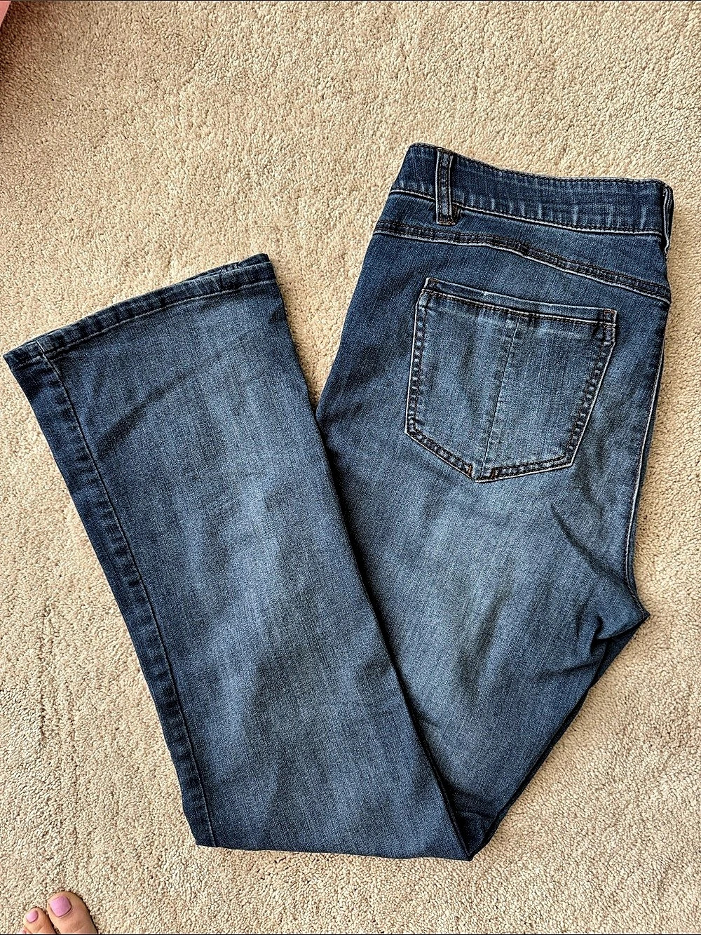 Democracy Ab-Solution Bootcut Jeans Blue Waist 14
